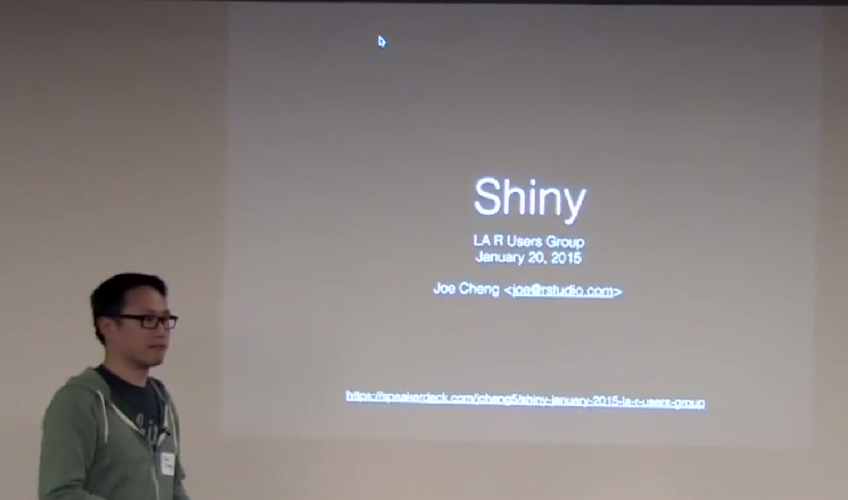 Joe Cheng presents Shiny