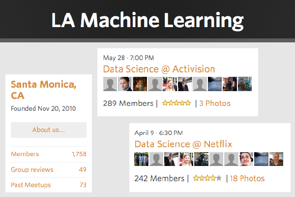 Meetup Groups: LA Machine Learning