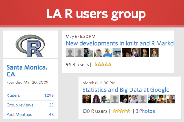 Meetup Groups: LA R Meetup