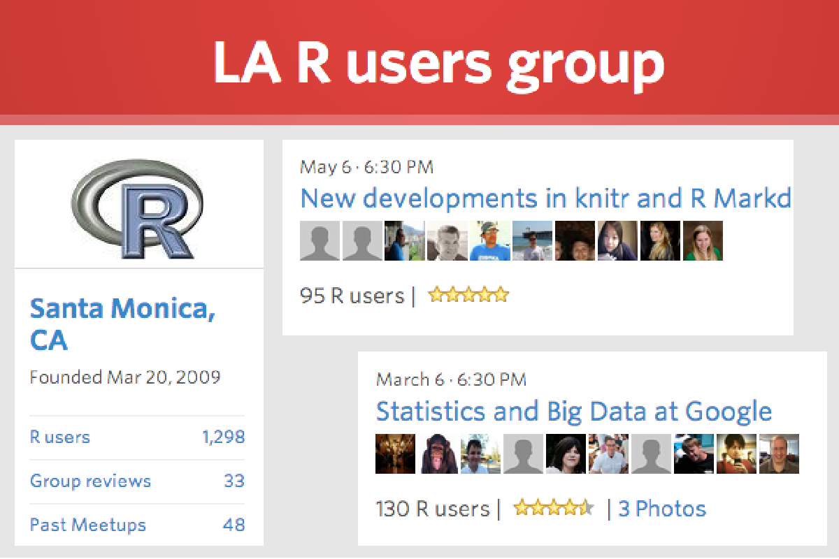 Meetup Groups: LA R Meetup
